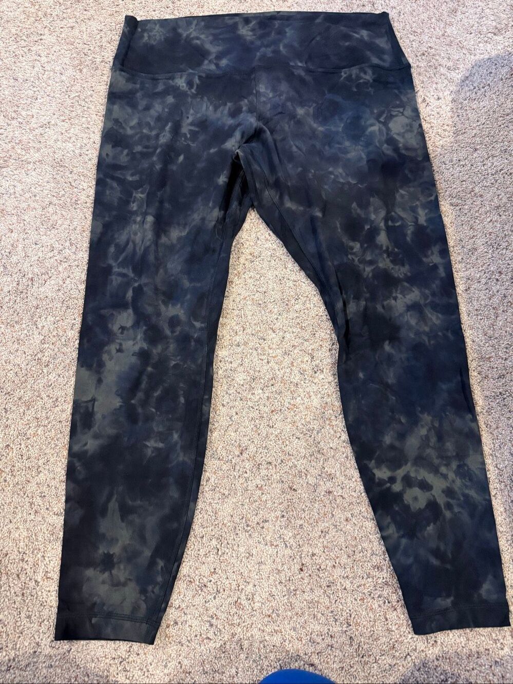 Lululemon Align High Rise Pant Size 18 Diamond Dye Graphite Grey Green